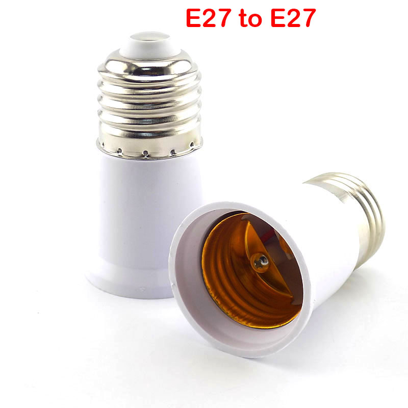 GU10 G9 B22 E27 E14 E12 Led Lamp Bulb Base Conversion Holder Converter Socket Adapter Fireproof Material For Home Light Lighitng: Brown