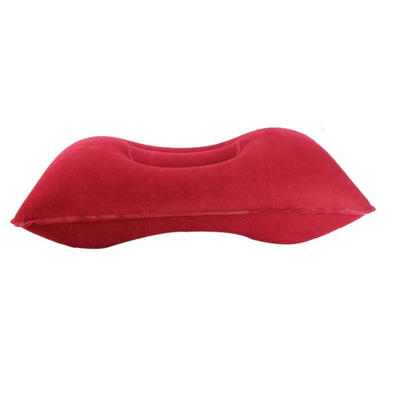Bequem Ultraleicht Aufblasbare PVC Nylon Luft Kissen Schlaf Kissen Reise Schlafzimmer Wandern Strand Auto Flugzeug Kopf Rest Unterstützung