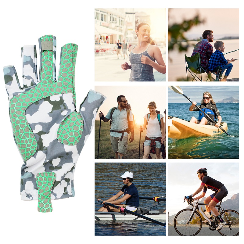 Retter Wärme UV Schutz Angeln Handschuhe UPF50 + Sonne Finger Handschuhe Für Segeln Radfahren Bootfahren Surfen Wandern