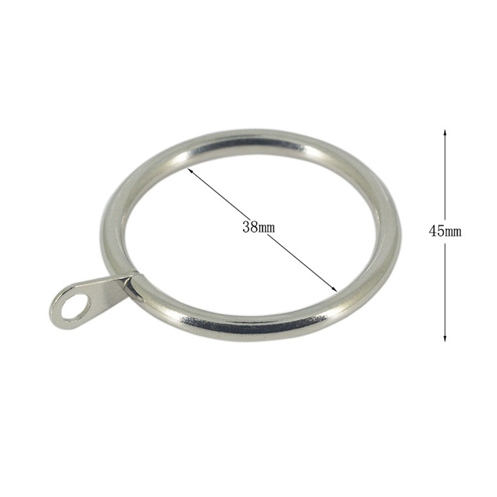 12/24 Stück Metall vorhang ringe Auf hänge haken für Gardinen stangen Stange Schleier Hoch leistungs ringe passen bis zu 25 bis 37 mm Gardinen stangen