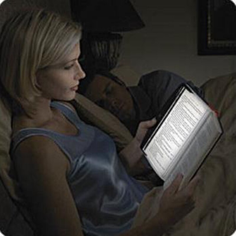 Portable Ultra-thin Flat Plate Panel Reading Light Students Night Vision Light Eye Protect Battery Plastic Book Light Lamp