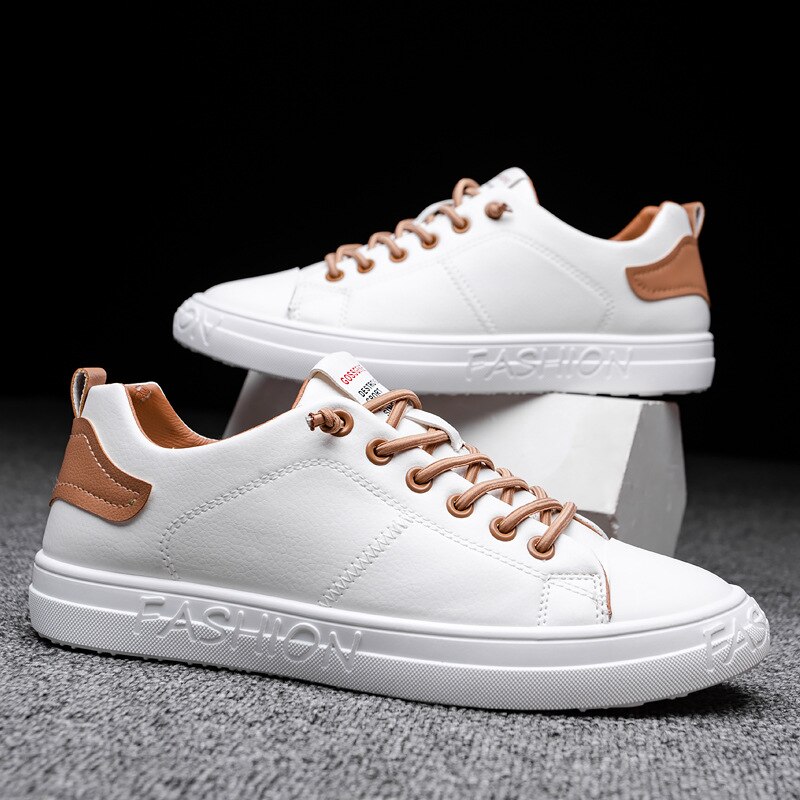 Chaussures Pour Hommes nouvelle Tendance Hommes conseil Chaussures Coréennes Chaussures Pour Hommes Blanc Chaussures Chaussures Simples Tout-match décontracté Chaussures en cuir