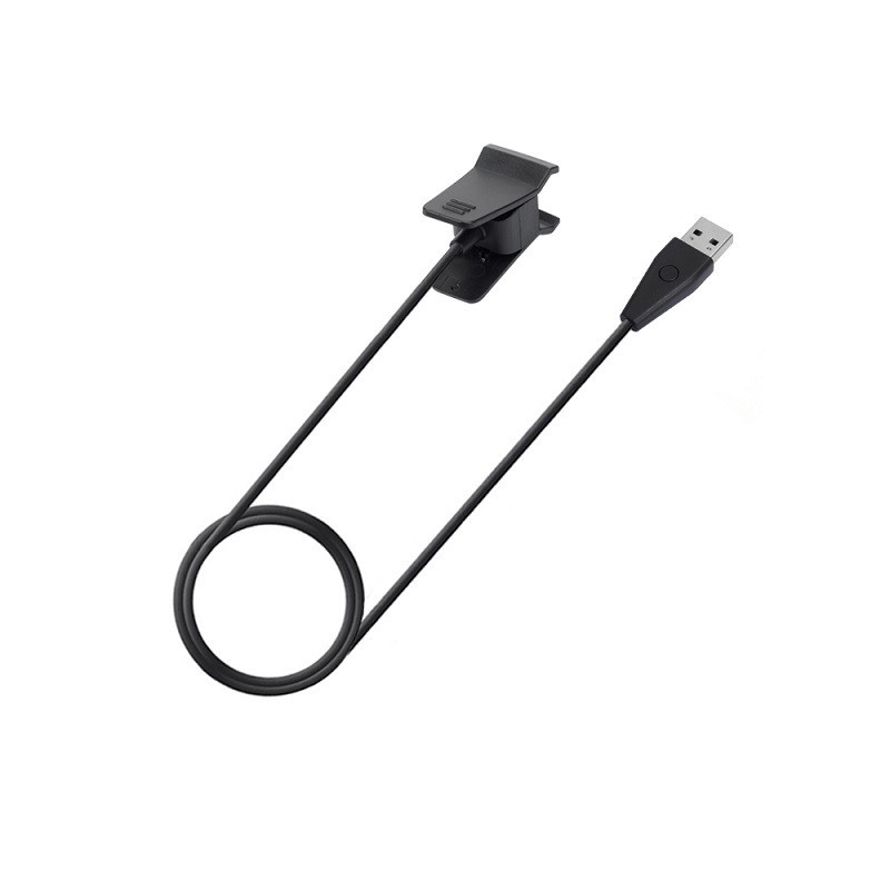 Charger with Reset Button for Fitbit Alta Replacement USB Charging Cable Cradle Dock Cable Adapter Smart Watches: with restart button / 30cm