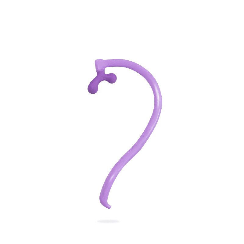 Trigger Point Massager Stok Zelf Massage Tool Diepe Druk Body Muscle Relief Haak Verwijderbare Therapeutische Terug Massage Gereedschap: Purple