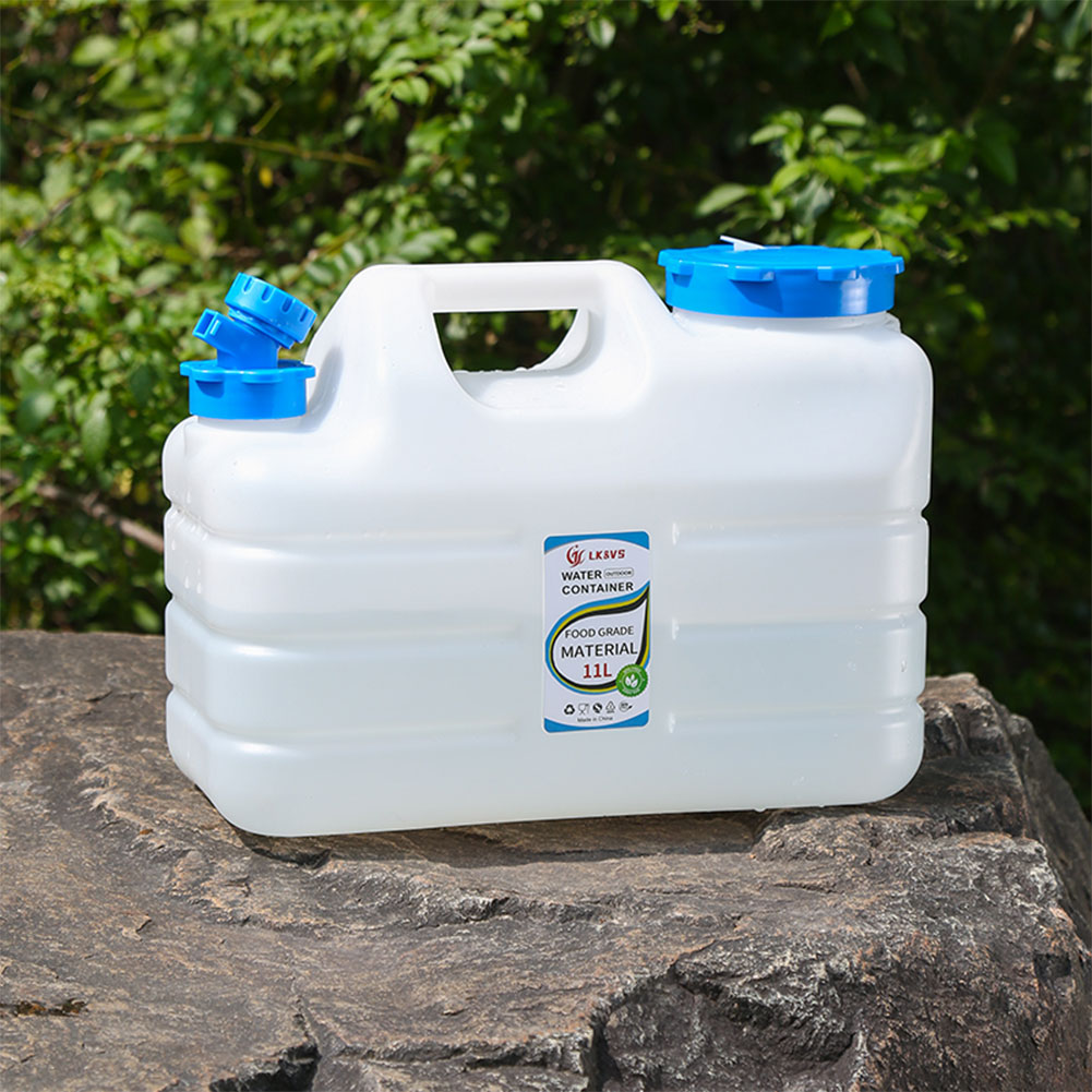 11L Drinking Water Bucket Leak-Proof Water Dispenser Carrier Large Capacity Water Container Jug for Vehicle Car Camping