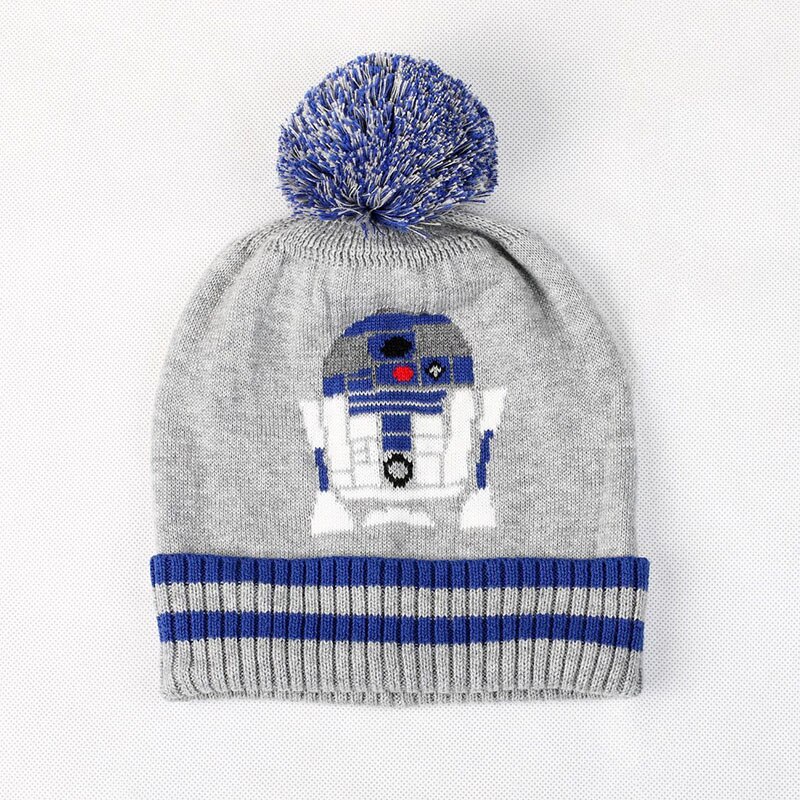 3-6years Kids Hat Winter Children Cap Girls Boys Knitted Winter Beanies Hat For Kids Cotton Solid Children Hat