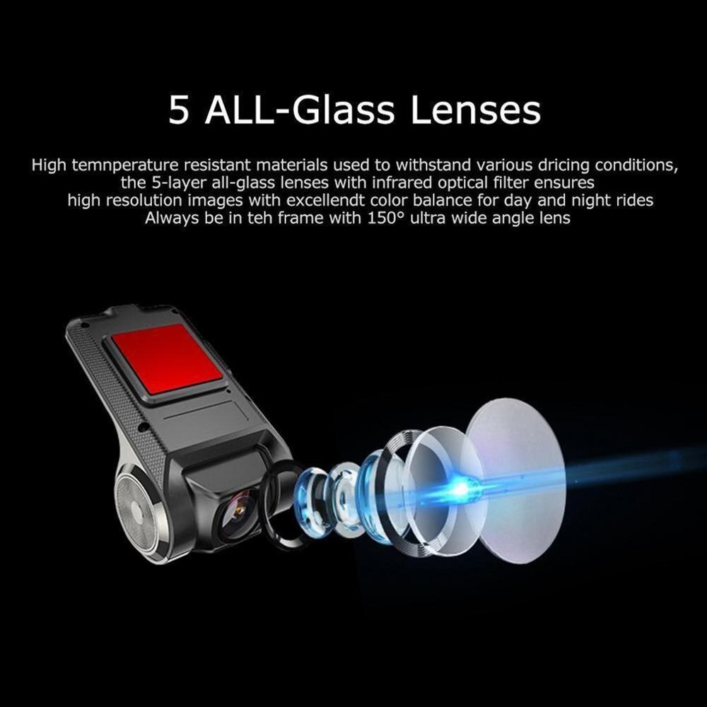 Dashcam auto dvr camera recorder wifi adas g-sensor video auto recorder dashcam