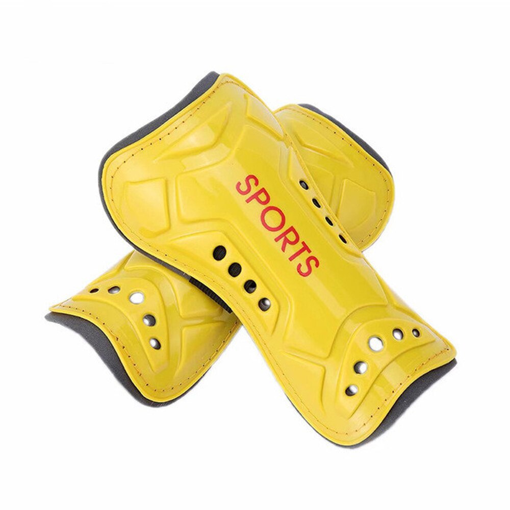 Adult and Children Football Guards Football Shin Guards Ankle Guards Game Training Sports Protective Gear: Yellow