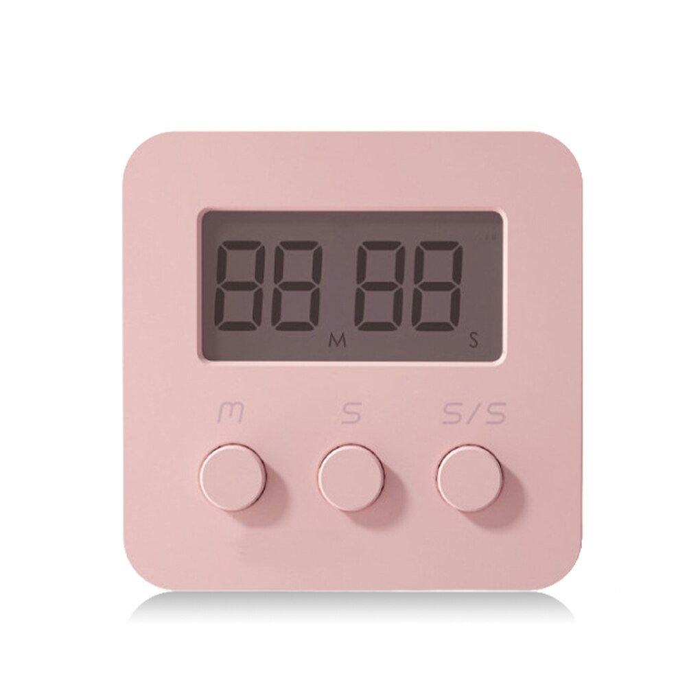 LCD Digital Timer Hanging Alarm Countdown Clock Time Management Teachers Cooking Baking Timing Device Bakery