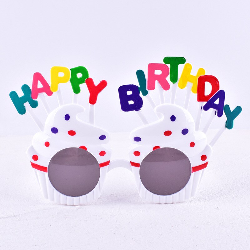 1 Stuks Gelukkige Verjaardag Glazen Photo Booth Props Verjaardagsfeestje Kids Bril Verjaardag Photobooth Props Jurk Gunsten Kinderen