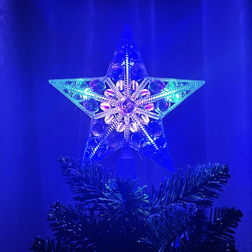 15 cm Weihnachtsbaum Top Stern Licht LED Leuchtende Stern Lampe Weihnachten Baum Dekoration Hause Weihnachten Party Liefert Navidad Noel: Dark Khaki
