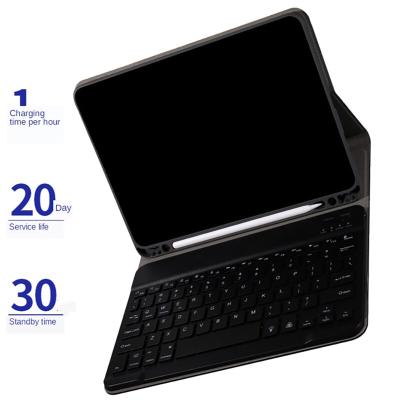 for iPad AIr4 10.9 Detachable Tablet Bluetooth Keyboard Case