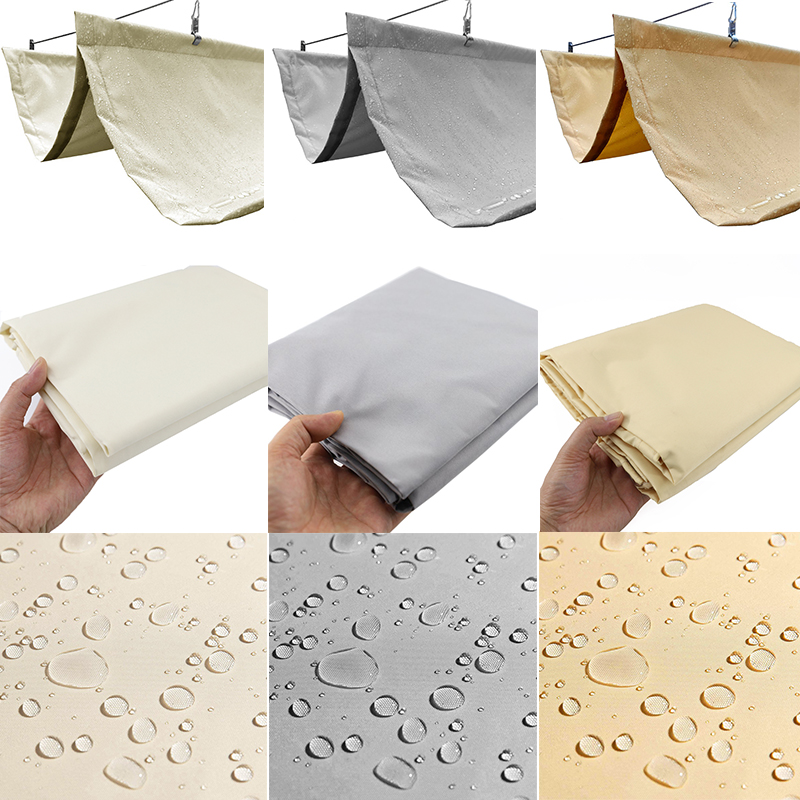 300D Polyester Stoff Regenfeste Welle Teleskop Segel Sommer Hof Pergola Schattierung Baldachin Einziehbare Outdoor Markise