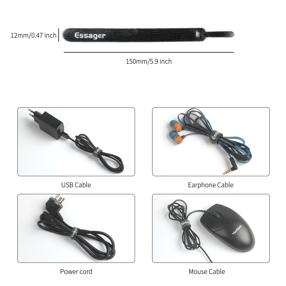 Essager Kabel Organisator Kabel Winder Clip Oortelefoon Muis Charger Cord Protector Usb Kabel Clip Beheer Houder Voor Iphone