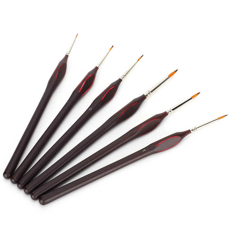 Hook Wire Paint Brush Nylon Brush Hair Gouache Watercolor Painting Pen Art Supplies