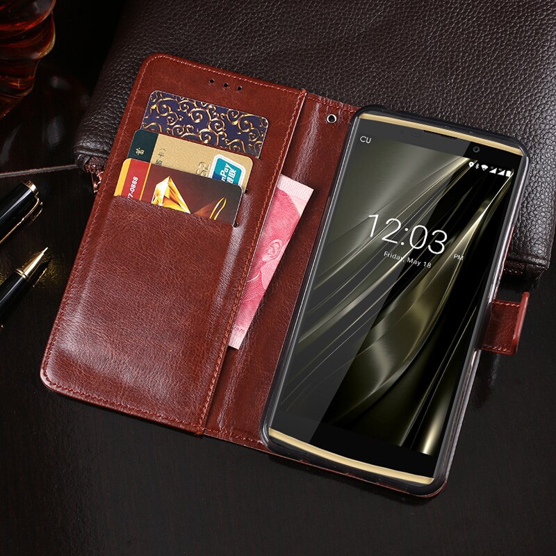 Para Oukitel K7 caso Pro cartera Flip de cuero de negocios Fundas teléfono carcasa para Oukitel K7 Pro cubierta Capa con ranura de la tarjeta, accesorios