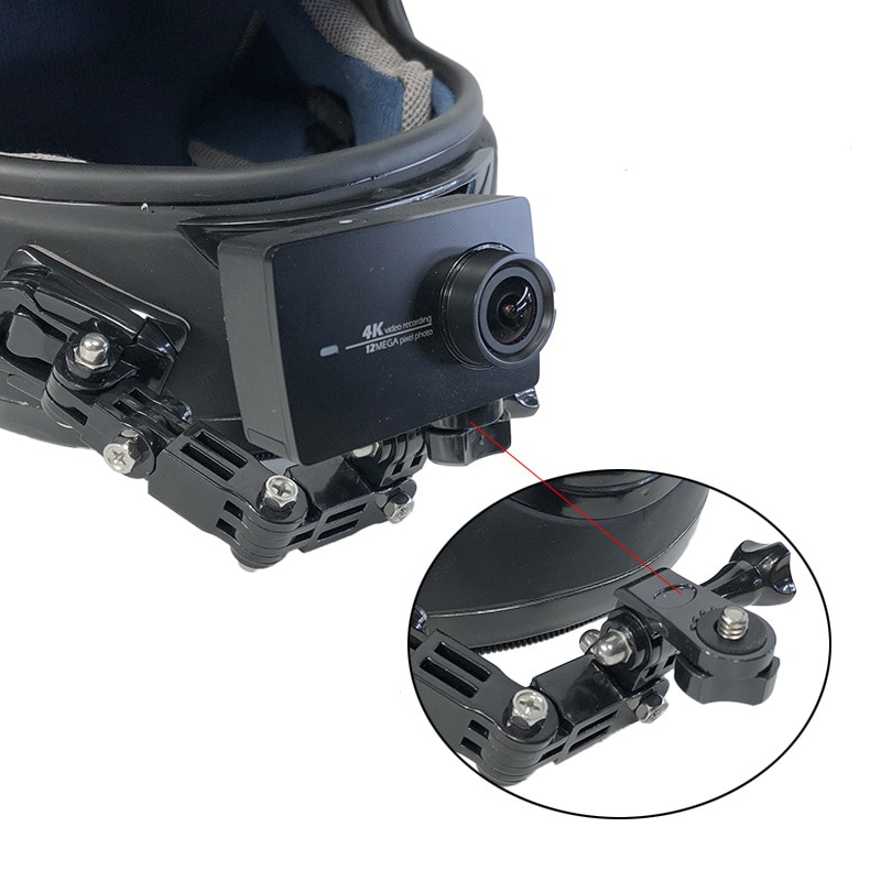Voor Go pro Accessoires Helm Curved Adhesive Side Mount voor GoPro Hero 7 6 5 4 sessie SJCAM Xiaomi Yi 4 k Sport Action Camera