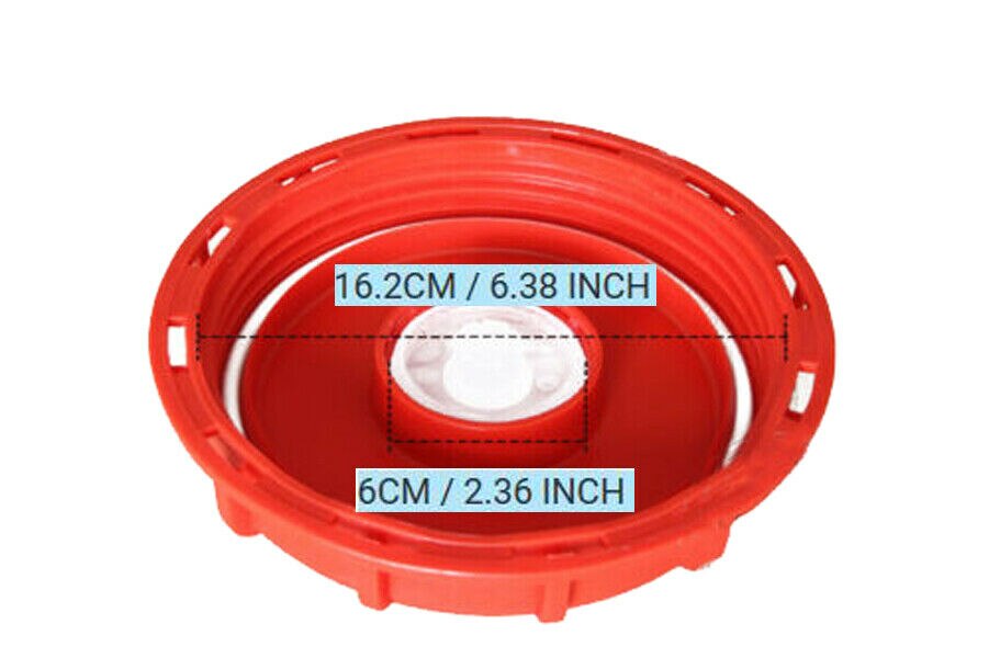Ibc Coperchio Serbatoio IBC - Filtro Per Coperchio, 163 Mm, IBC, Accessorio Per Serbatoio Tappo Cisterna 1000 Litri - Foto 3
