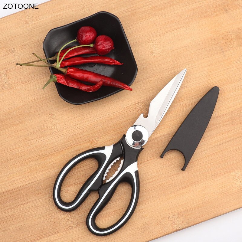 Zotoone Roestvrijstalen Keuken Schaar Multifunctionele Scharen Tool Voor Groenten Vlees Kruiden Diy Schaar Tool Keuken Schaar G