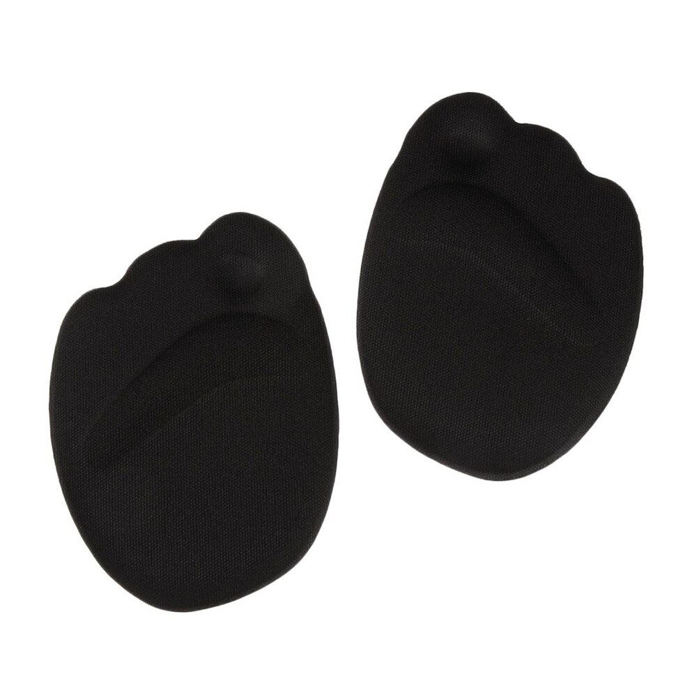 1 Paar Vijf Tenen Voorvoet Pads Voor Vrouwen Hoge Hakken Sportschoenen Half Inlegzolen Peds Liners Onzichtbare Shock Sokken Teen pad Inserts: B-Black