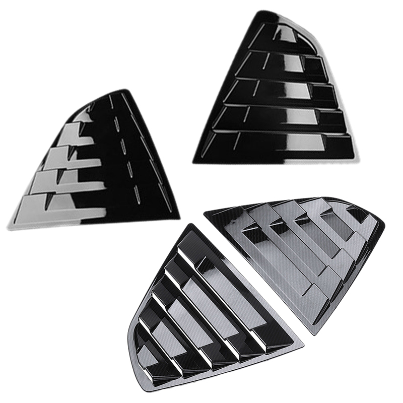 2 Stuk Achter Kwart Panel Raamstickers Cover Louvre Raam Ruit voor T-o-y-o -t-een Camry