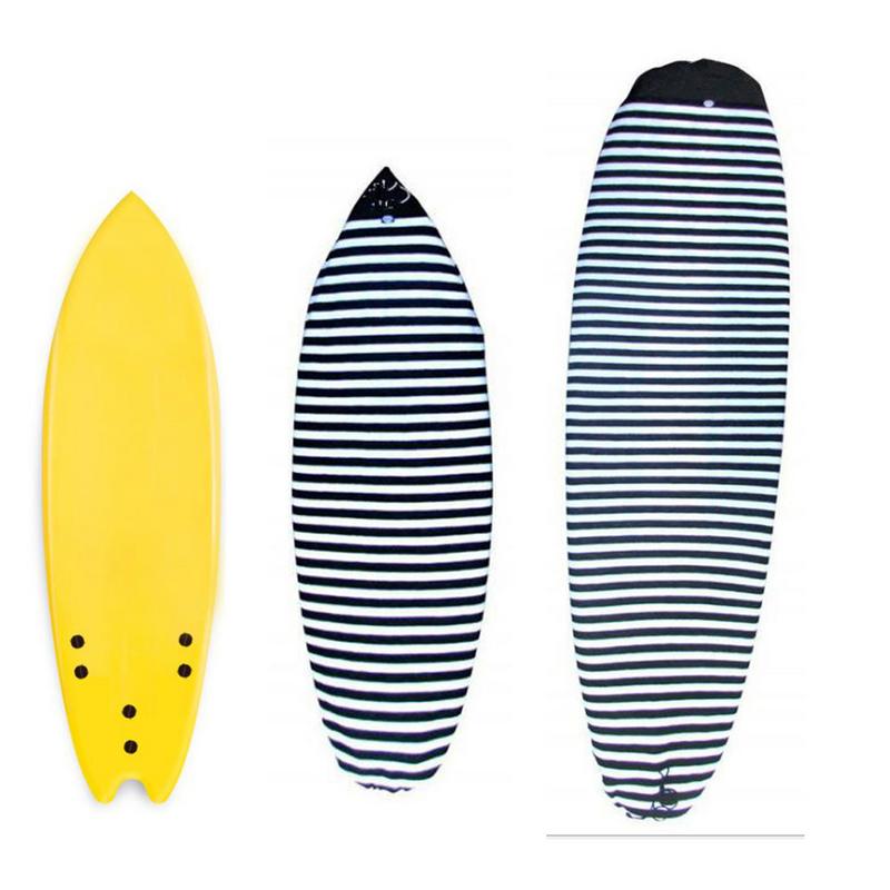 Surfbræt sokker dækker 6.3/ 6.6/7 '' surfbræt beskyttende taske opbevaringsetui vandsport til shortboard funboard surfing sport
