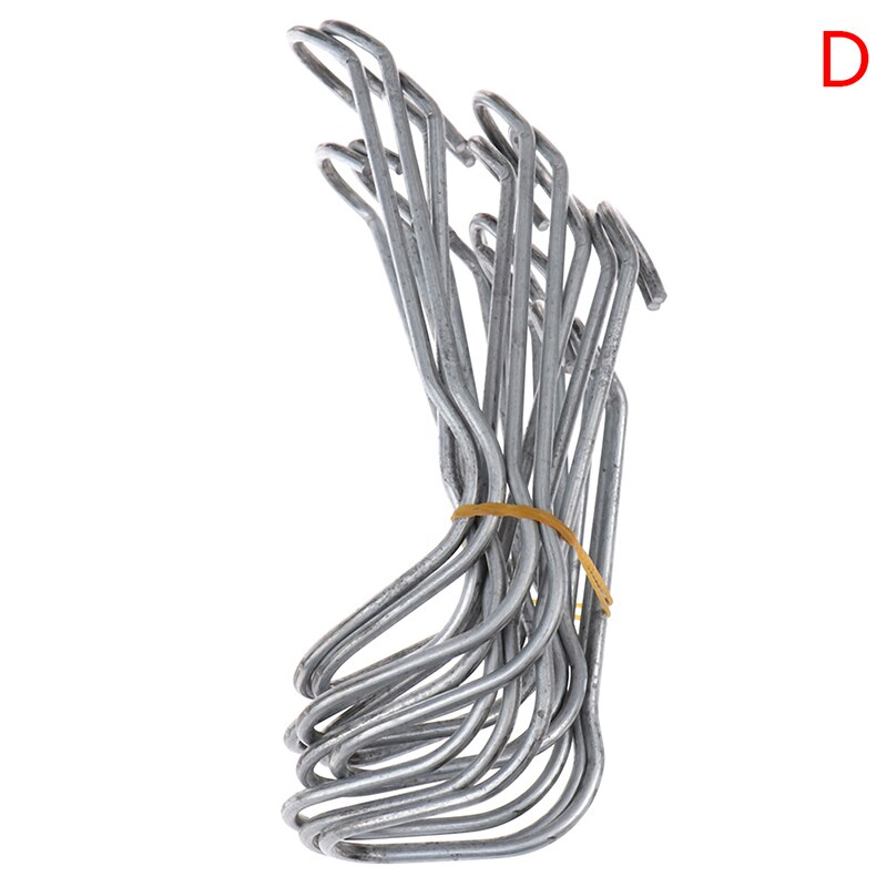 4 størrelse rørstøtte festeklemmekobling stålpressende fjær wire klips spenne for hage drivhus byggeutstyr: D 20mm