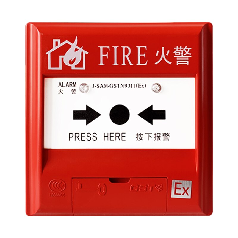 Manual Alarm Button Interlligent Control Line Switch Conventional Call Point Fire Alarm