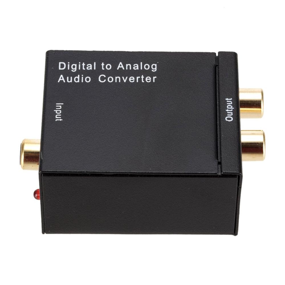 Digital Fiber Coaxial To Channel Decoder Amplifier Audio Coaxial/Digital Fiber To Analog Audio Converter Decoder