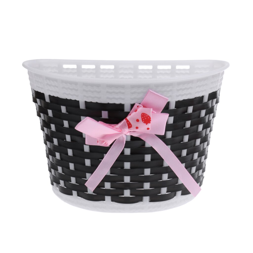 Panier de vélo avant pour enfants, sac de guidon, avec boucle à nœud papillon, facile à monter, détachable