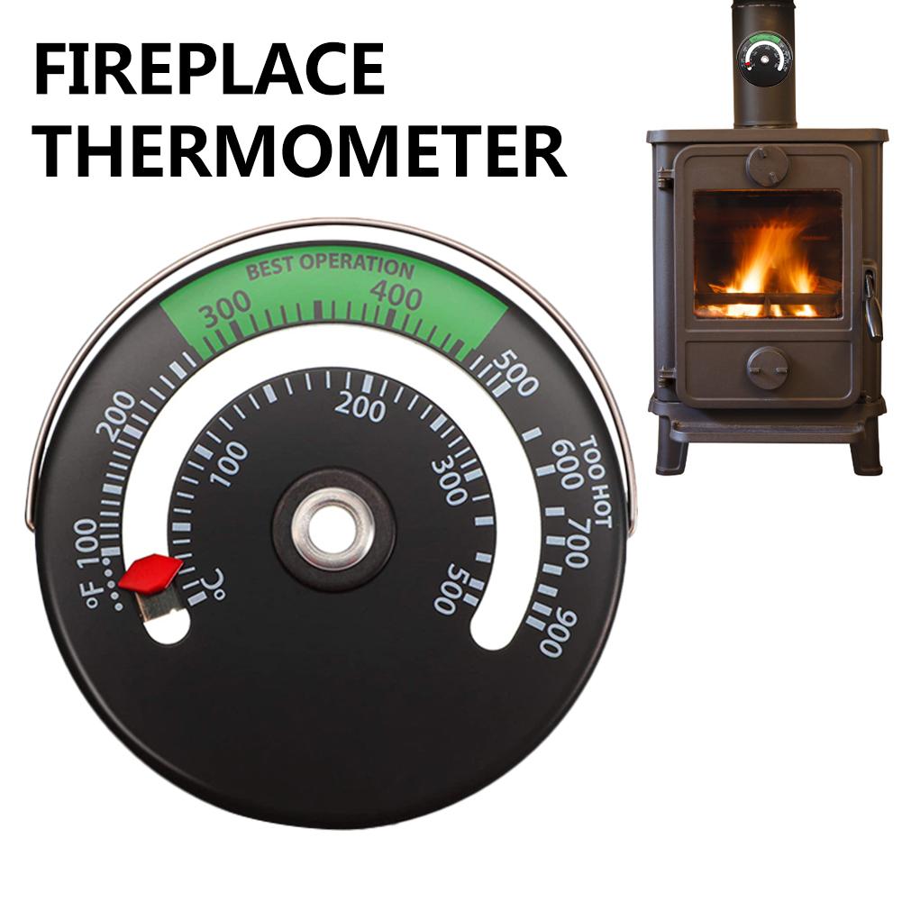 3 blade Fireplace Fan Silent Heat-powered 3-blade Head Moving Mini Fireplace Fan #W0: Default Title