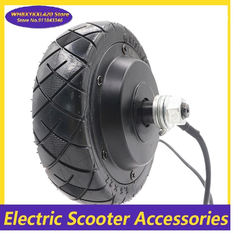 Uniwersalny silnik bezszczotkowy robić hulajnogi elektrycznej 24V/36V, koło 5,5 cala, bezszczotkowy silnik bez zębatek z piastą koła, pełna opona.
