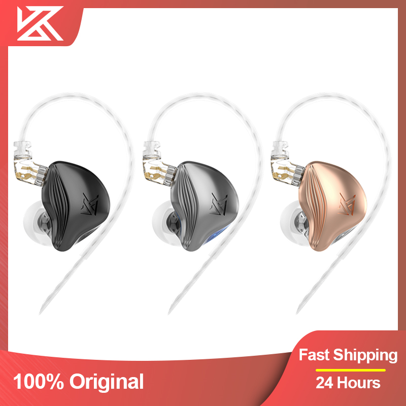KZ ZEX Metal In-Ear Koptelefoon - Elektrostatische Dynamische Hi-Fi Stereo Bas Muziek Oordopjes met Mic