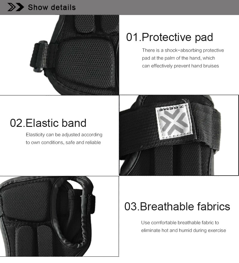 2pcs Wrist Support Glove Motocross handguard Brace Ski Gear Skate Hand Protector Outdoor sports hand guard
