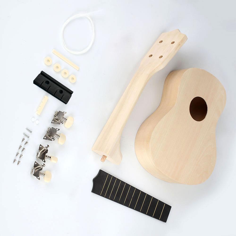 Beautiful Tilia Assemble Handicrafts Draw Ukulele DIY Ukuleles Musical Instruments Student DIY Ukulele Teaching Art Children