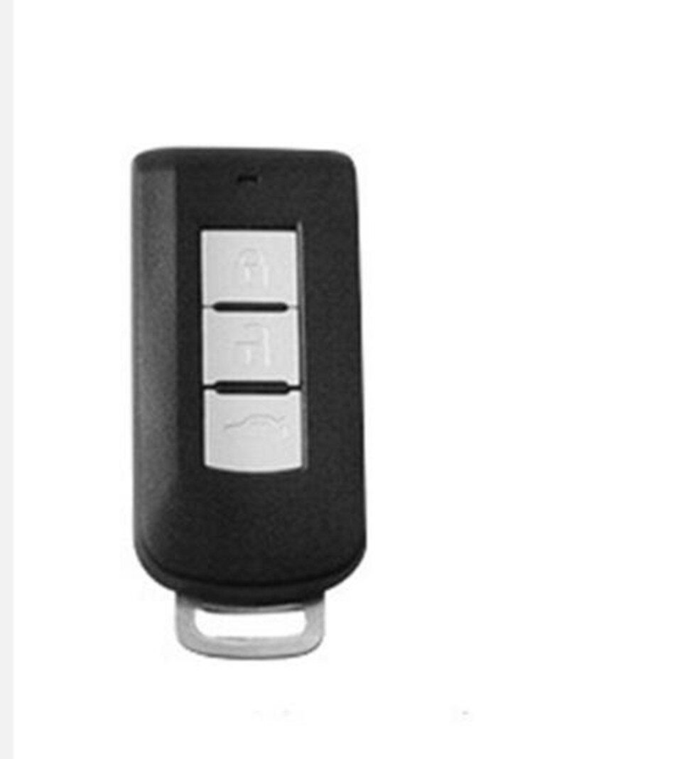 3 Buttons Remote Key Case For Mitsubishi L200 ASX Outlander Eclipse Cross Pajero Sport Lancer Leather key Fob Shell Cover