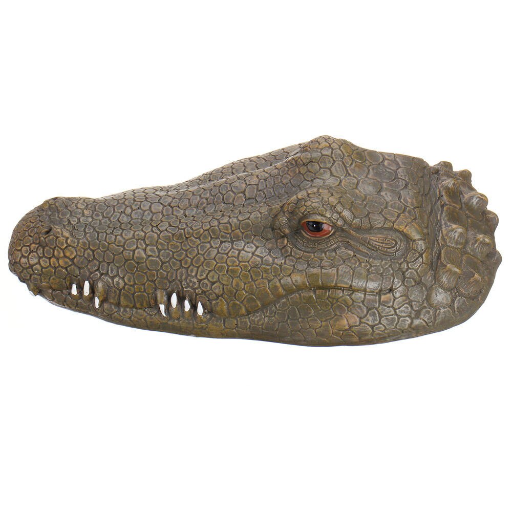 Flytec V002 RC Boats Crocodile Head 2.4G Remote Control Boat Halloween Decoration Jokes Pranks Maker Simulation Floating Cayman