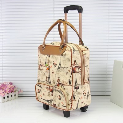 Imperméable à l'eau haute oapacité sac de voyage épais Style valise à roulettes chariot bagages dame hommes voyage sacs valise à roulettes Suplies