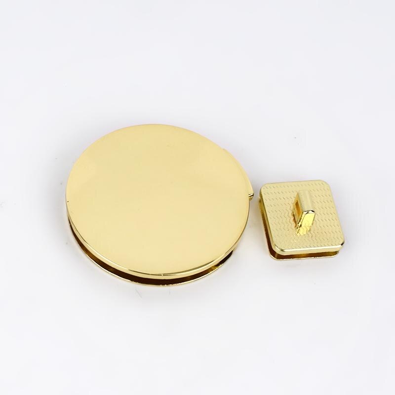 1/2 stuks damestas metalen gesp handtas draai draai slot drukknopen tassen sluiting onzichtbare sloten doe-het-zelf knutsel hardware accessoires: 50mm-2 stuks