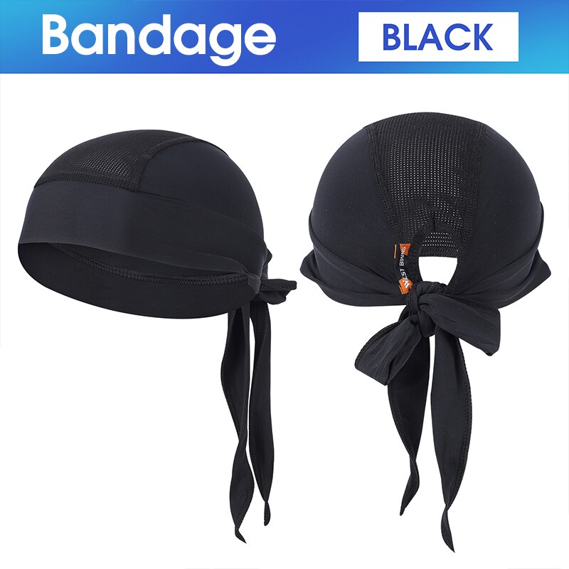 West biking boné de bicicleta verão anti-uv cabeça de pirata cachecol das mulheres dos homens esportes correndo ciclismo respirável bandana bicicleta headwear boné: Bandange Black