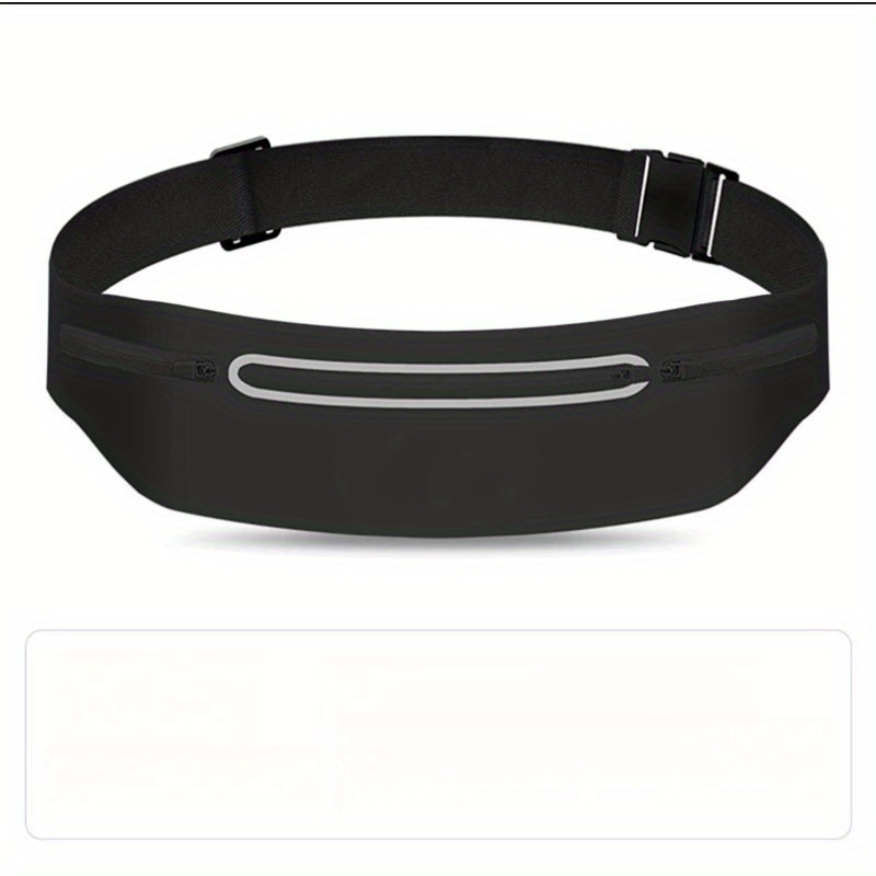 Sport heuptas portemonnee verstelbaar heren dames hardlooptasje riem draagbare telefoonhouder gym heuptas: Beige