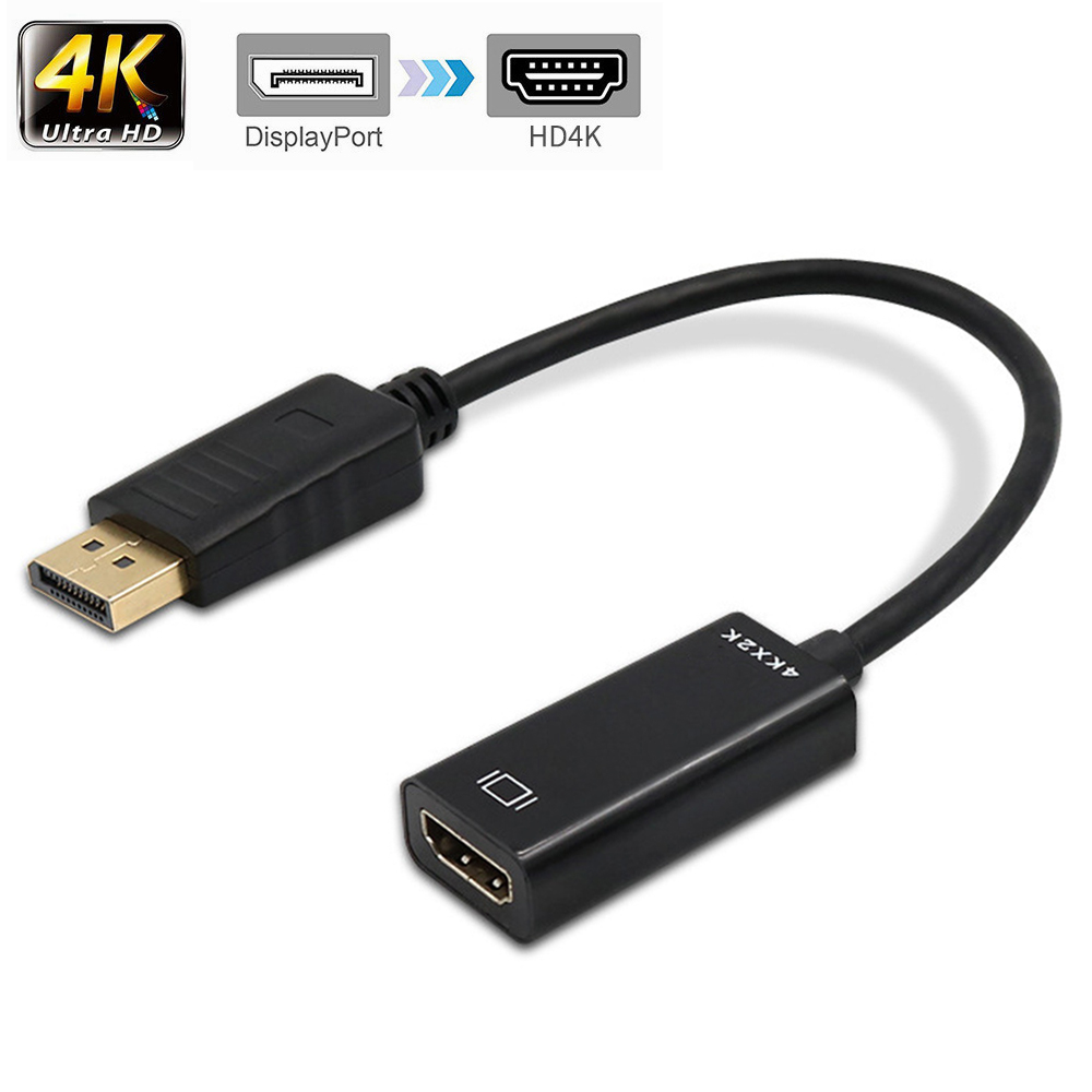 Hd 4K Displayport Naar Hdmi-Compatibele Adapter Kabel Converter Mannelijke Dp Naar Vrouwelijke Hdmi-Compatibele Video Audio Voor Tv Pc Projector