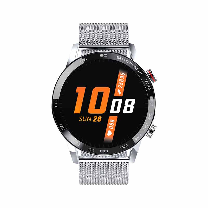 L16 Smart Horloge Mannen Ecg + Ppg IP68 Waterdichte Bluetooth Muziek Bloeddruk Hartslag Fitness Tracker Sport Smartwatch Pk l8 L15