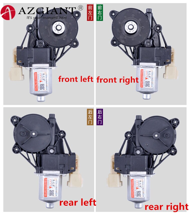 Til ford ecosport fiesta glaslift elektriske vinduesmotordele for og bag venstre og højre døre