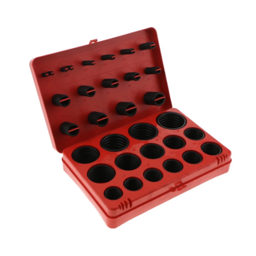 419pcs O Ring Assortment Set Seal Gasket Universal Car O-Ring Seal Set Automotive O Ring NBR Rubber Gasket Washer Assortment Kit: 382PCS