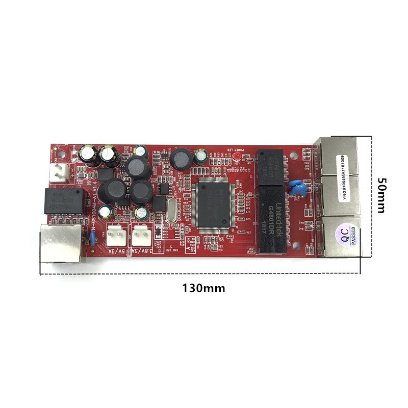 switch module 4 port 10/100/1000 mbps Un management Ethernet switch RJ45 port unmanaged commercial Ethernet switch: 2.5-port 1000M