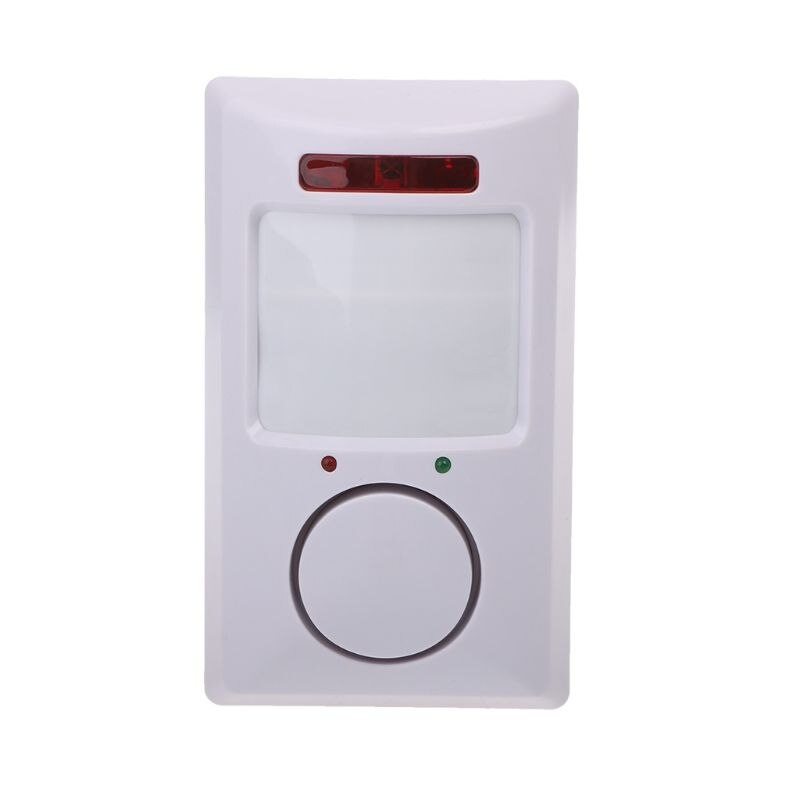 Electronic Dog Portable 105dB PIR Motion Detector Infrared Anti-theft Motion Detector Home Security Alarm system+2 cont
