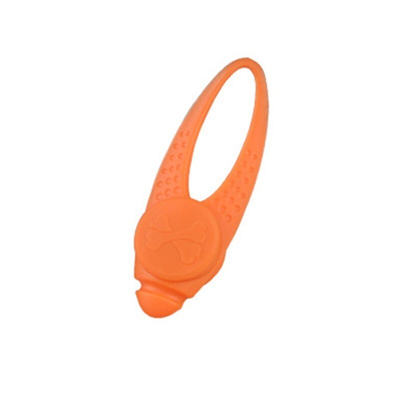 1 Uds mascotas colgante Led intermitente de seguridad de luz Led parpadeantes Collar COLGANTE para mascotas Collar mascota perro . Exclusivo. 20D1: Naranja