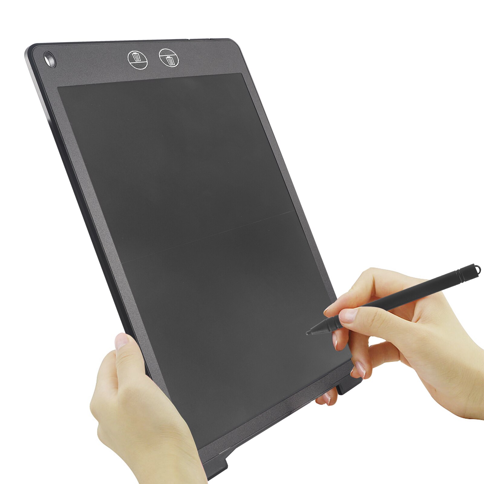 12-inch LCD Writing Tablet - Monochrome Screen - Handwriting & Drawing - for Kids & Adults