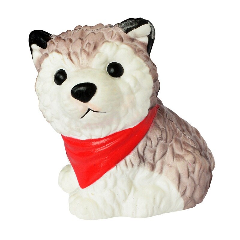 Random Color Jumbo Simulation Husky Squishy Scented Soft PU Slow Rising Stress Relief Toy Kids Grownups Squeeze Toys 11*9 CM